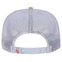 MLB New York Yankees Neon Horizon A-Frame Trucker 9FIFTY Snapback Hat