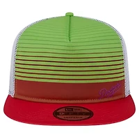 MLB Los Angeles Dodgers Neon Horizon A-Frame Trucker 9FIFTY Snapback Hat
