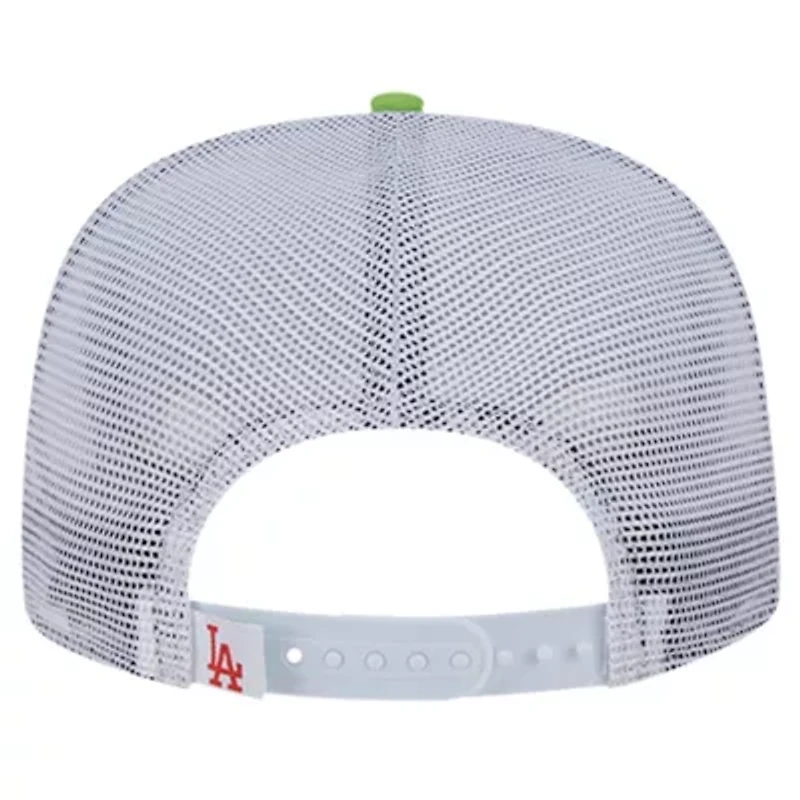 MLB Los Angeles Dodgers Neon Horizon A-Frame Trucker 9FIFTY Snapback Hat