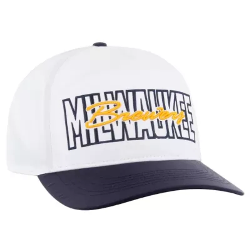 MLB Milwaukee Brewers Lineman Hitch Adjustable Hat