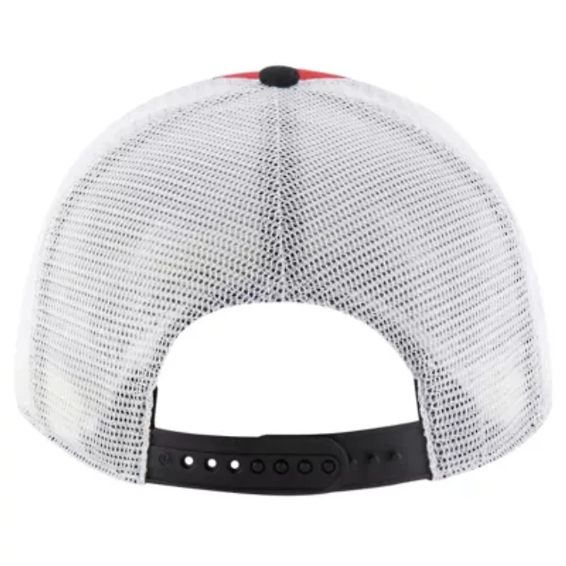 MLB Atlanta Braves Gridiron Super Stripe Relaxed Trucker Hitch Adjustable Hat
