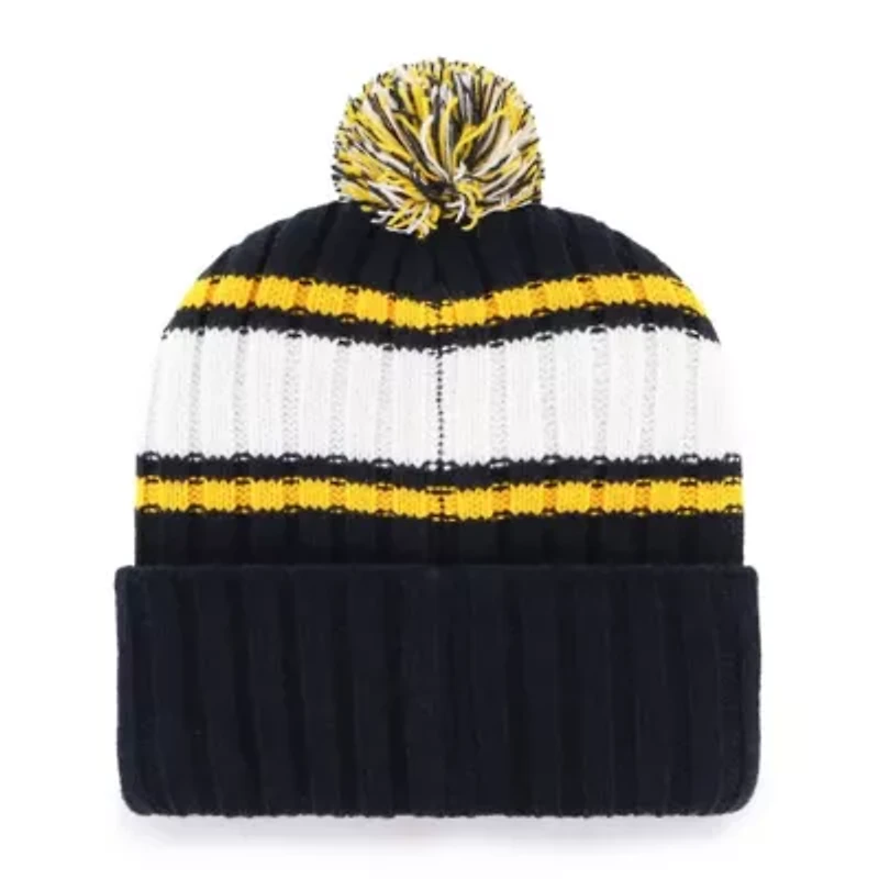 MLB Milwaukee Brewers Plateau Cuffed Knit Hat with Pom