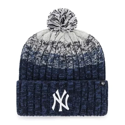 MLB New York Yankees Cascade Cuffed Knit Hat with Pom
