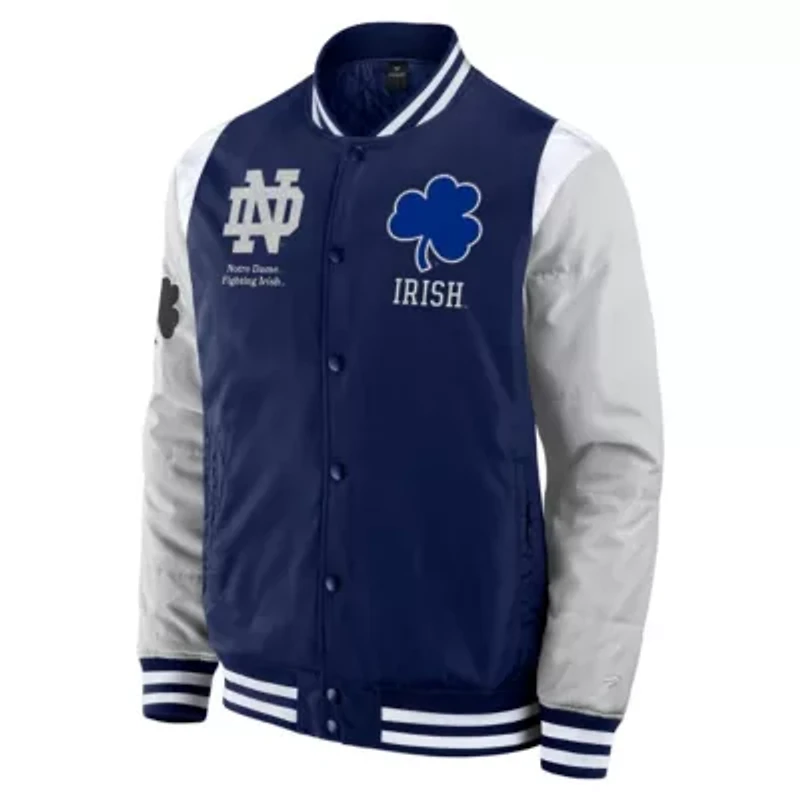NCAA Fanatics Notre Dame Fighting Irish Elements Elite Full-Snap Jacket