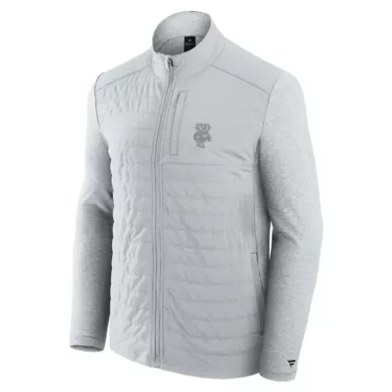 NCAA Fanatics Wisconsin Badgers Tonal Primary Logo Full-Zip Jacket