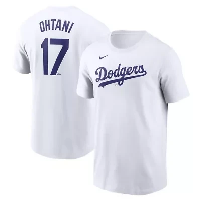 MLB Nike Shohei Ohtani Los Angeles Dodgers 2024 Fuse Name & Number T-Shirt