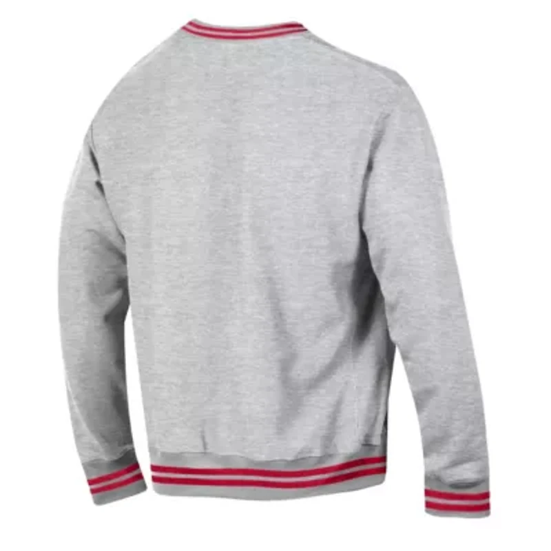 NHL Detroit Wings Reverse Weave Yarn Dye Pullover Sweatshirt