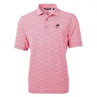 NCAA Georgia Bulldogs Alumni Logo Virtue DryTec Eco Pique Botanical Print Recycled Polo