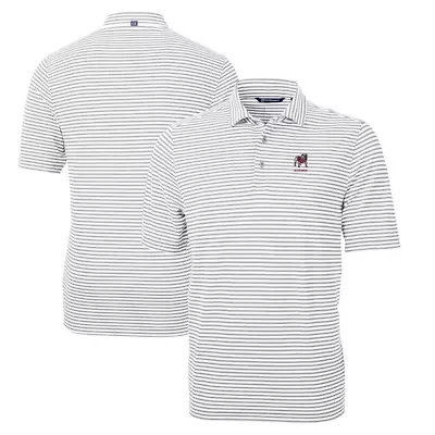 NCAA Georgia Bulldogs Alumni Logo Virtue Eco Pique Stripe Recycled Polo