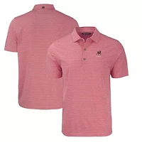 NCAA Georgia Bulldogs Alumni Logo Forge Eco Stripe Stretch Recycled Polo