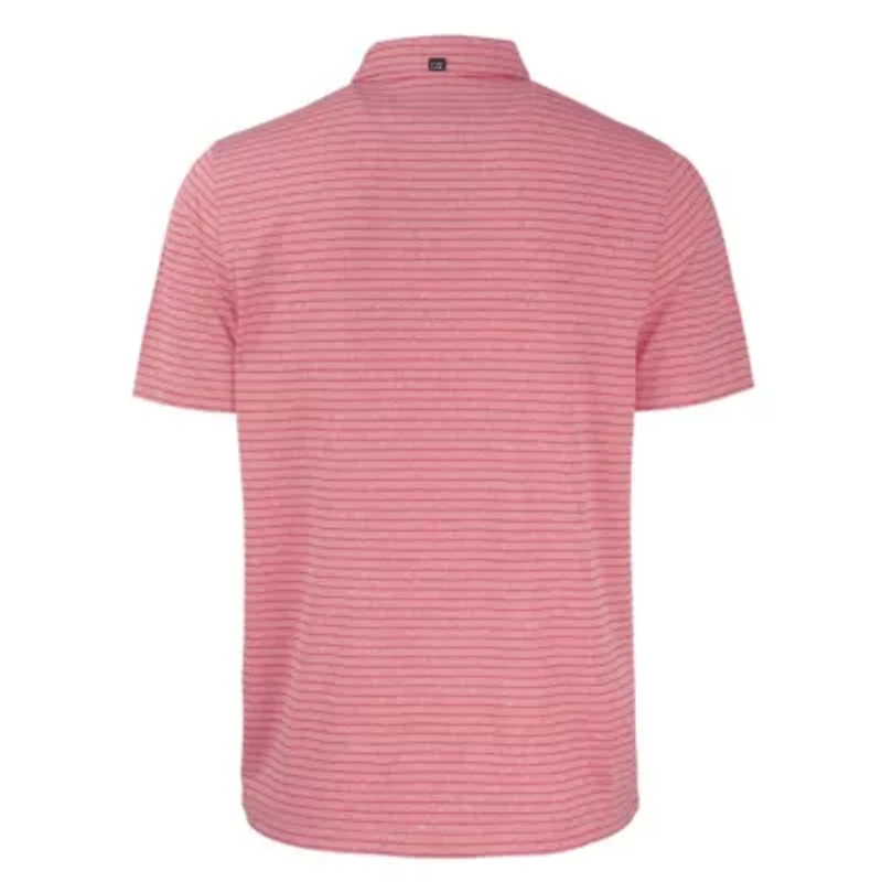 NCAA Georgia Bulldogs Alumni Logo Forge Eco Stripe Stretch Recycled Polo