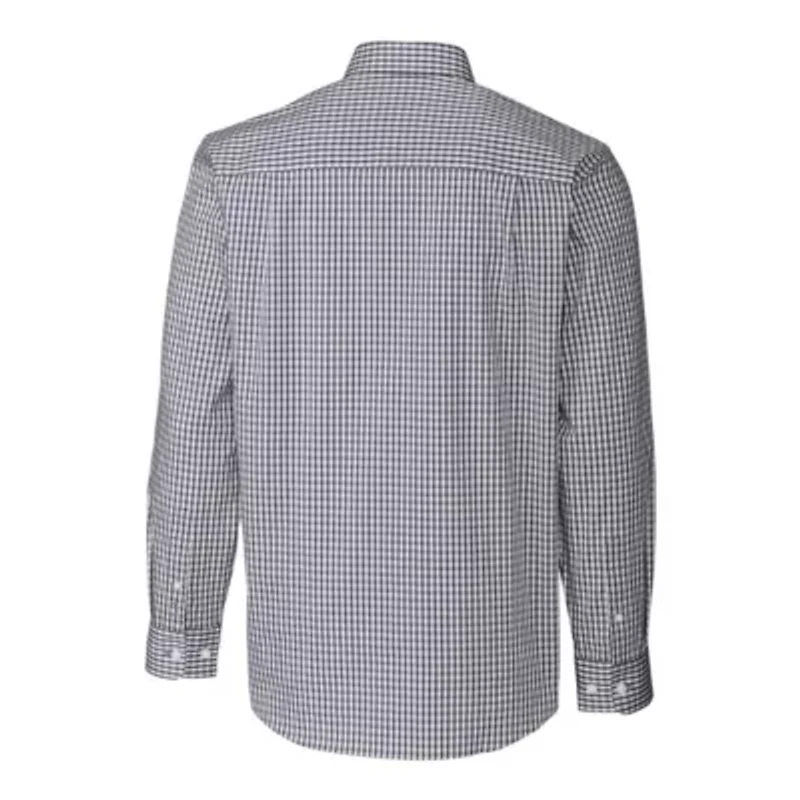NCAA Georgia Bulldogs Alumni Logo Easy Care Stretch Gingham Dress Shirt