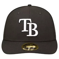 MLB Tampa Bay Rays Low 59FIFTY Fitted Hat