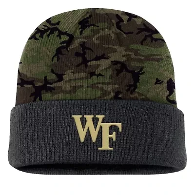 NCAA Nike Wake Forest Demon Deacons Military Appreciation Cuffed Knit Hat