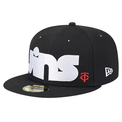MLB Minnesota Twins Checkered Undervisor 59FIFTY Fitted Hat