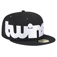 MLB Minnesota Twins Checkered Undervisor 59FIFTY Fitted Hat