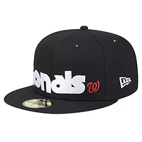 MLB Washington Nationals Checkered Undervisor 59FIFTY Fitted Hat
