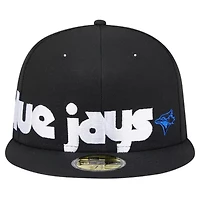 Toronto Blue Jays MLB Checkered Undervisor 59FIFTY Fitted Hat