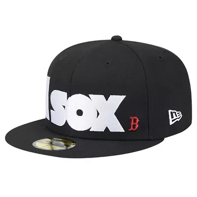 Boston Red Sox MLB Checkered Undervisor 59FIFTY Fitted Hat