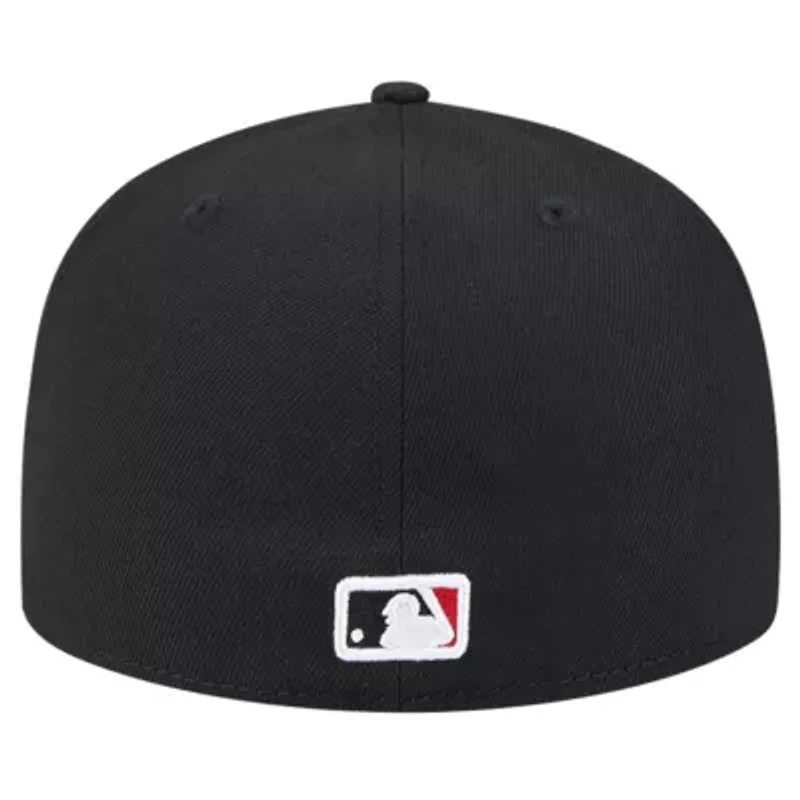 Boston Red Sox MLB Checkered Undervisor 59FIFTY Fitted Hat