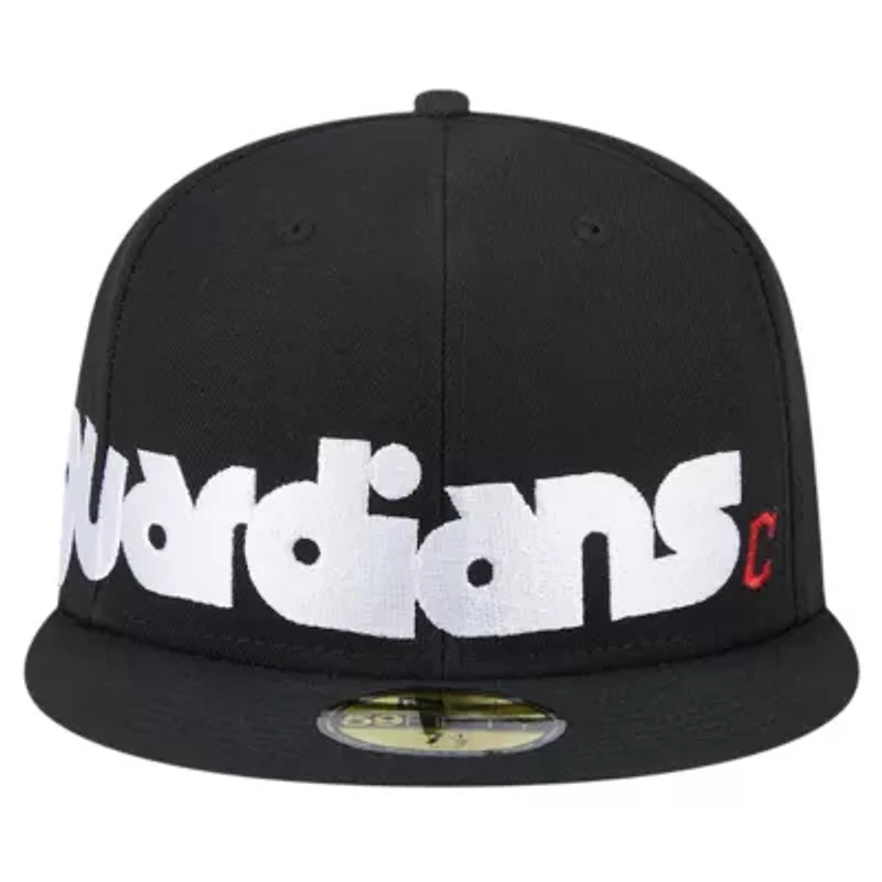 MLB Cleveland Guardians Checkered Undervisor 59FIFTY Fitted Hat
