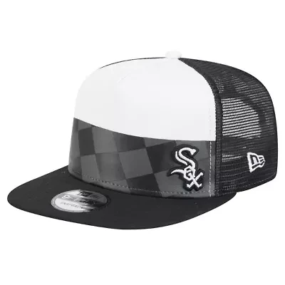Chicago White Sox MLB Chicago Sox Checkmate Trucker 9FIFTY Snapback Hat