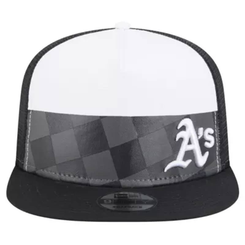 Cooperstown Teams Oakland Athletics Checkmate Trucker 9FIFTY Snapback Hat