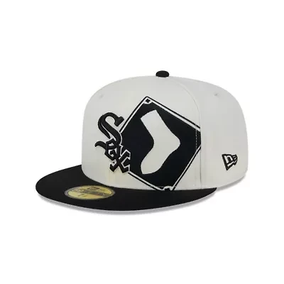 Chicago White Sox MLB Cream/Black Lonestar 59FIFTY Fitted Hat