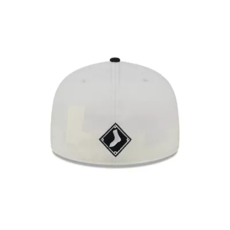 Chicago White Sox MLB Cream/Black Lonestar 59FIFTY Fitted Hat