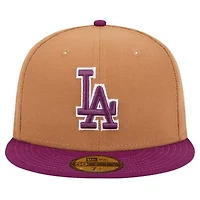 MLB /Purple Los Angeles Dodgers Two-Tone Color Pack 59FIFTY Fitted Hat