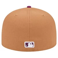 Boston Red Sox MLB Brown/Purple Two-Tone Color Pack 59FIFTY Fitted Hat