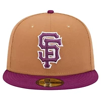 MLB Brown/Purple San Francisco Giants Two-Tone Color Pack 59FIFTY Fitted Hat