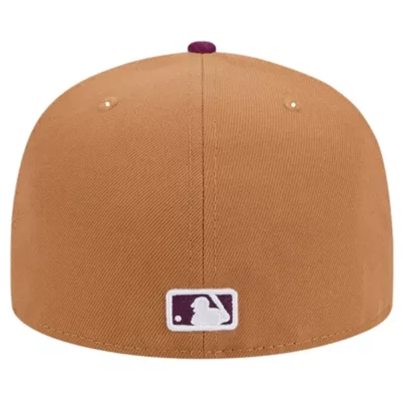 MLB Brown/Purple Atlanta Braves Two-Tone Color Pack 59FIFTY Fitted Hat