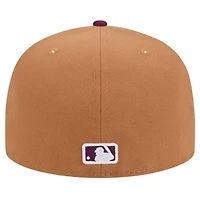 MLB Brown/Purple Atlanta Braves Two-Tone Color Pack 59FIFTY Fitted Hat