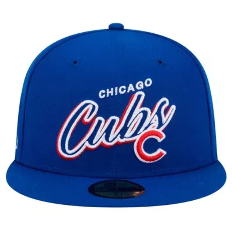 MLB Chicago Cubs Script Sided 59FIFTY Fitted Hat