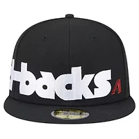 MLB Arizona Diamondbacks Checkered Undervisor 59FIFTY Fitted Hat