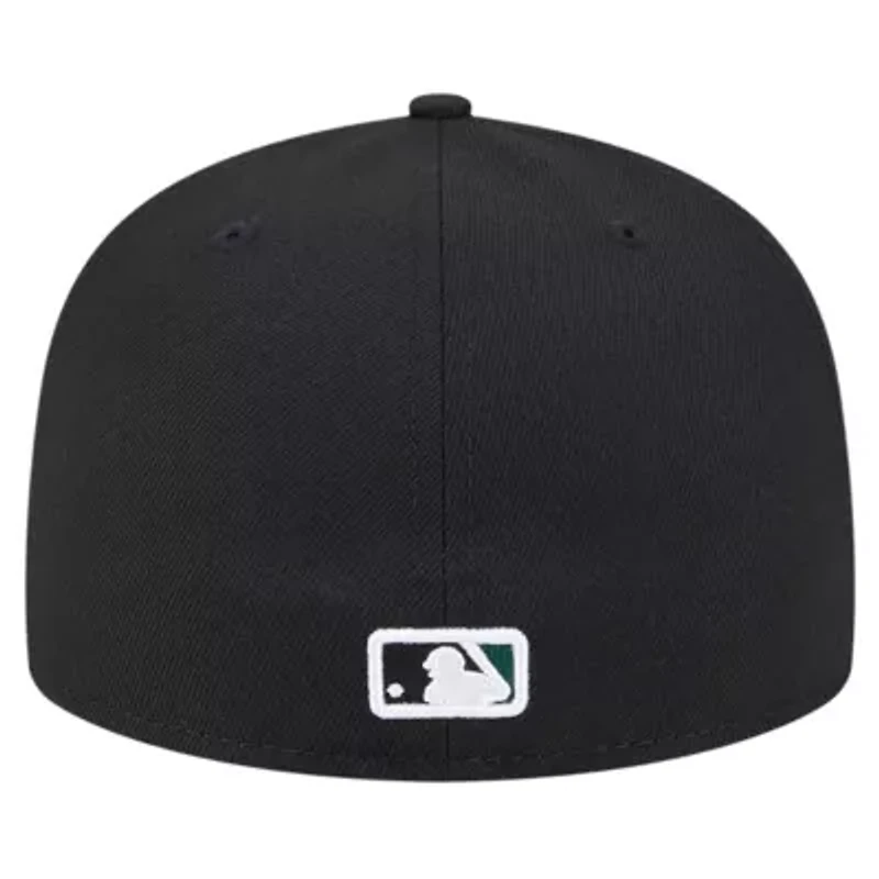 Cooperstown Teams Oakland Athletics Checkered Undervisor 59FIFTY Fitted Hat