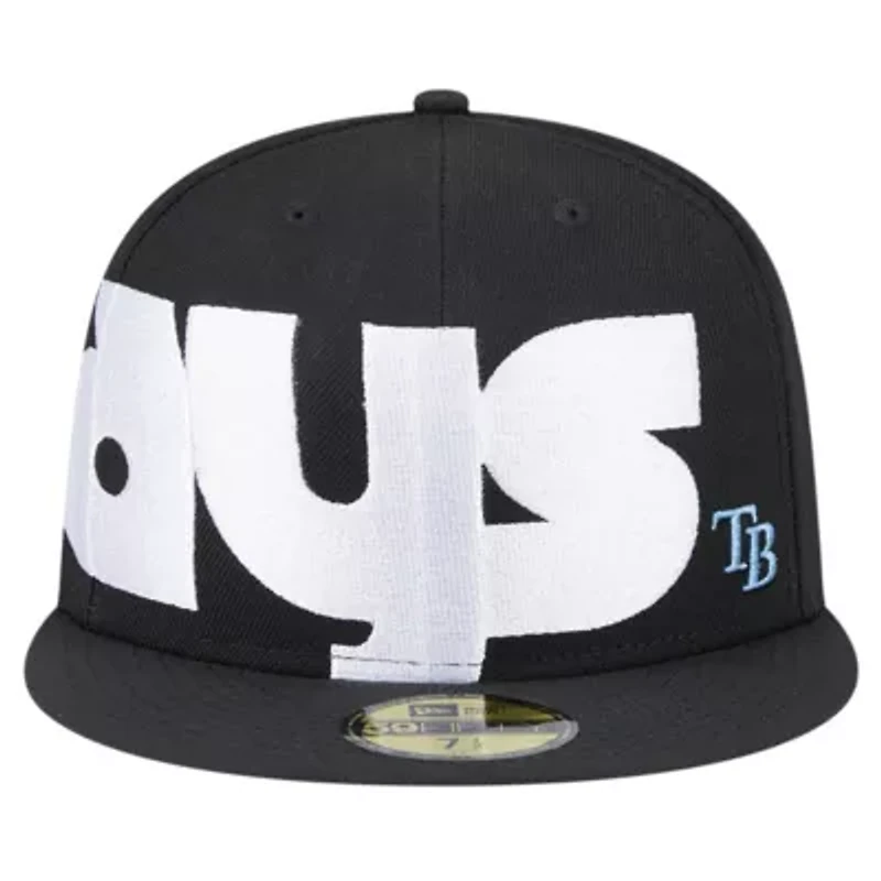 MLB Tampa Bay Rays Checkered Undervisor 59FIFTY Fitted Hat