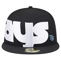 MLB Tampa Bay Rays Checkered Undervisor 59FIFTY Fitted Hat