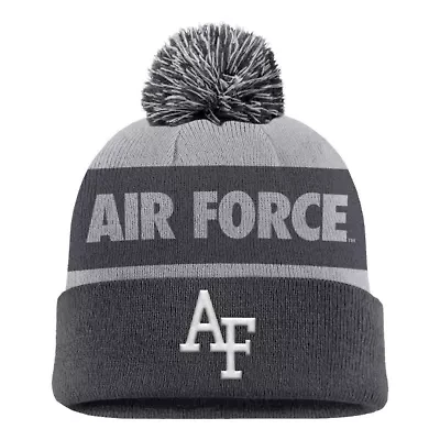 NCAA Nike Air Force Falcons Rivalry Shield Cuffed Knit Hat with Pom