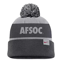 NCAA Nike Air Force Falcons Rivalry Shield Cuffed Knit Hat with Pom