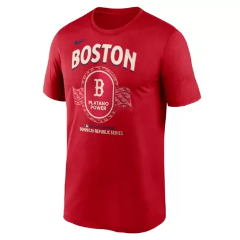 Boston Red Sox MLB Nike Dominican Republic Series Legend T-Shirt