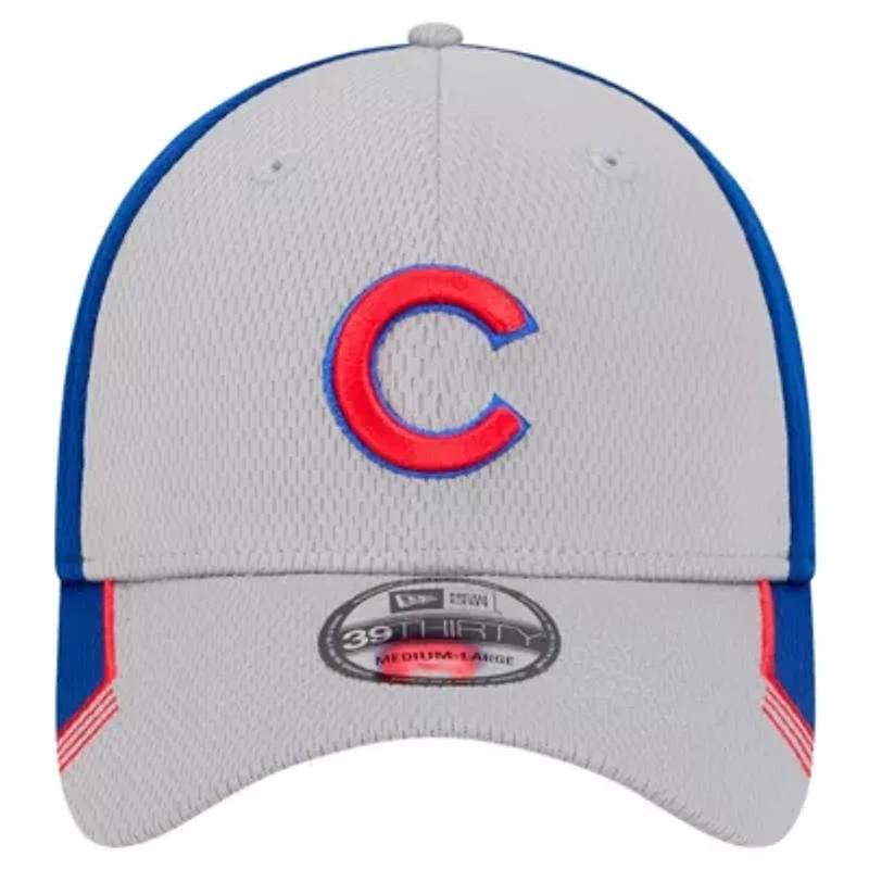 MLB Gray/Royal Chicago Cubs Visor Trim 39THIRTY Flex Hat
