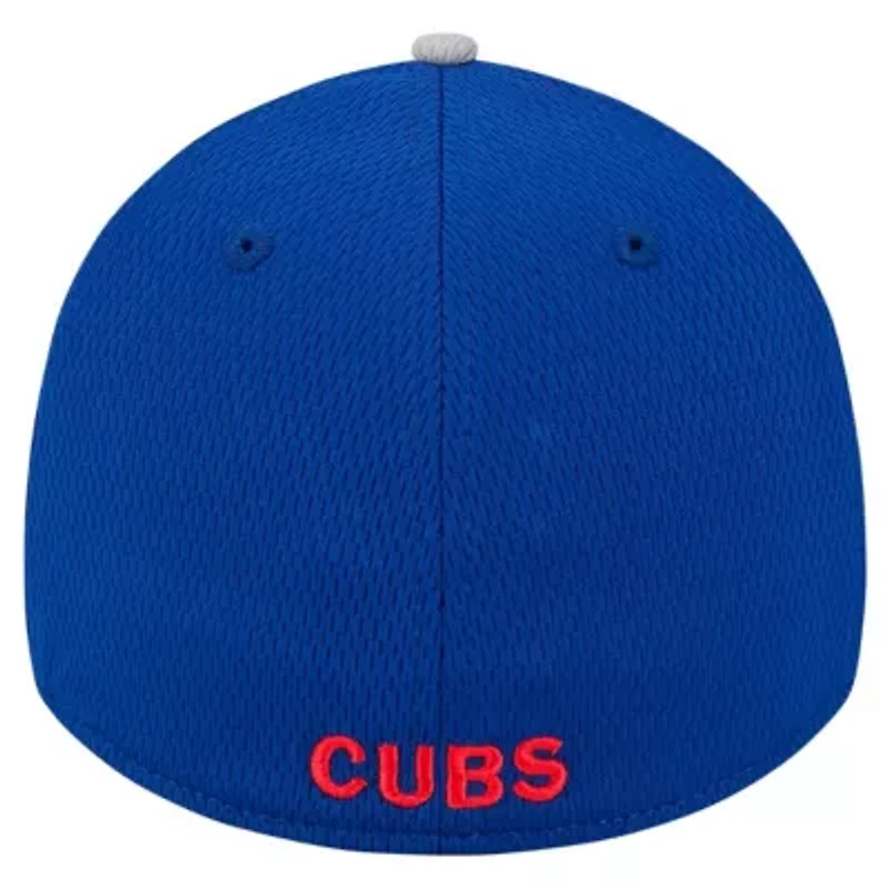 MLB Gray/Royal Chicago Cubs Visor Trim 39THIRTY Flex Hat