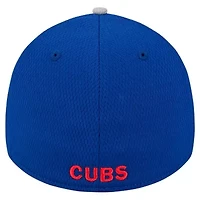 MLB Gray/Royal Chicago Cubs Visor Trim 39THIRTY Flex Hat