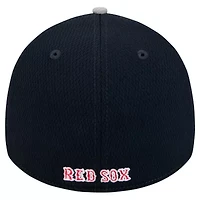 Boston Red Sox MLB Gray/Black Visor Trim 39THIRTY Flex Hat