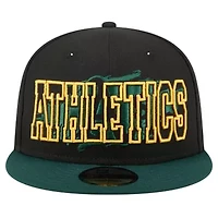 Oakland Athletics MLB Athletics Splatter 9FIFTY Snapback Hat