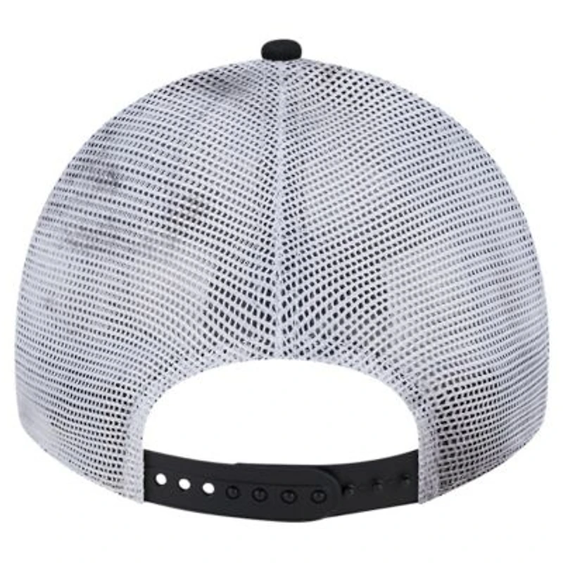 MLB Miami Marlins Team Slick Trucker 9TWENTY Adjustable Hat