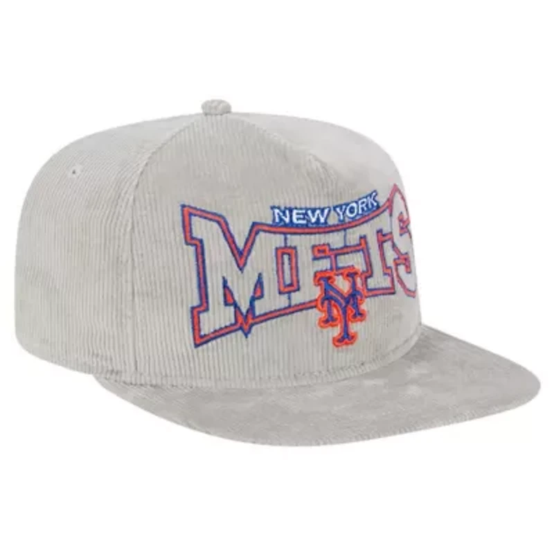 MLB New York Mets Corduroy Golfer Snapback Hat