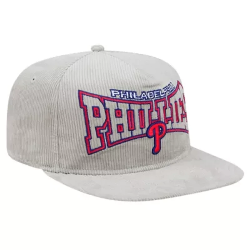 MLB Philadelphia Phillies Corduroy Golfer Snapback Hat